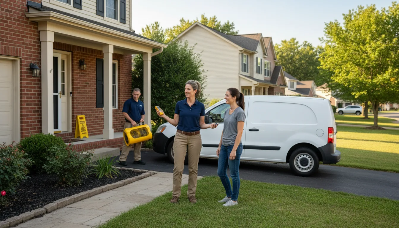Water restoration image for Water Damage & Restoration Services in Stewartsville, MO